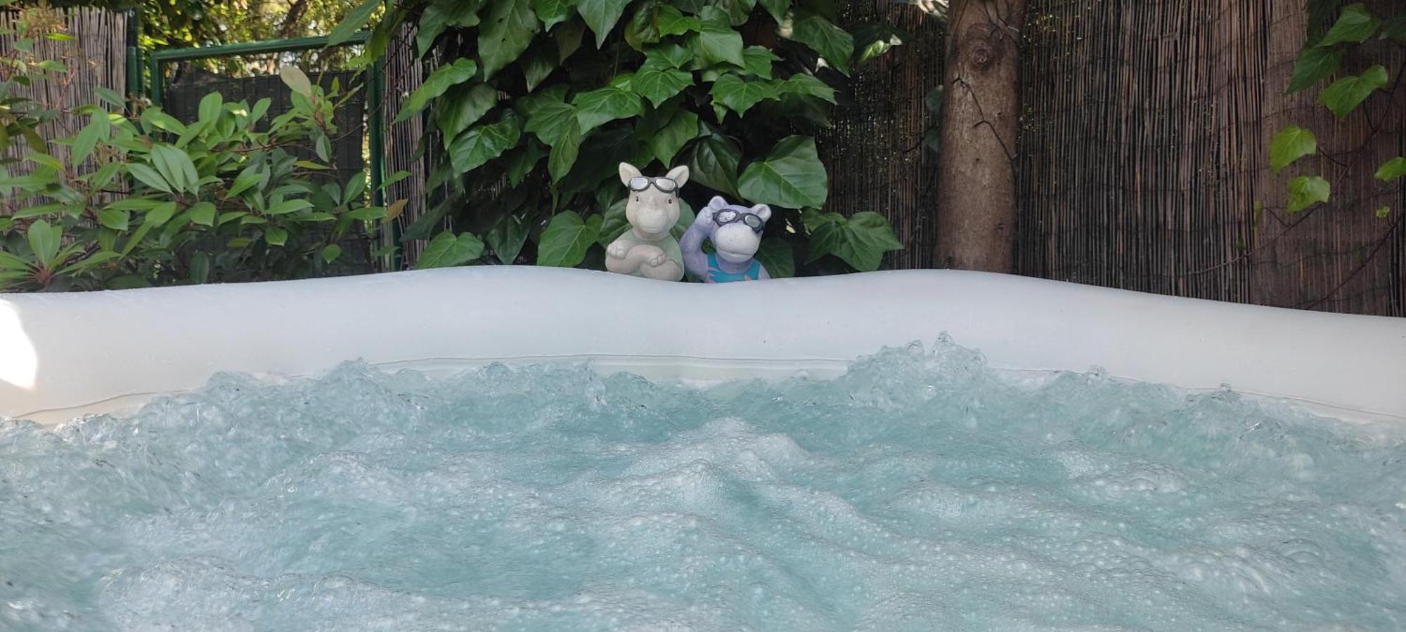 Appartement Joli Indépendant En Bois Avec Jacuzzi Prive